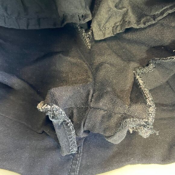 Denim Black Women’s Mini Skort Small Jean Distressed Goth Rock skirt - Picture 12 of 13